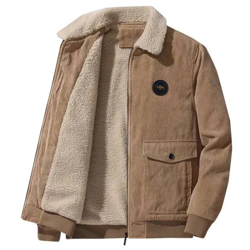 Ready to Ship Custom Sherpa Jacket Winter Sherpa Fleece Jacket Men Jackets and Coats 2022