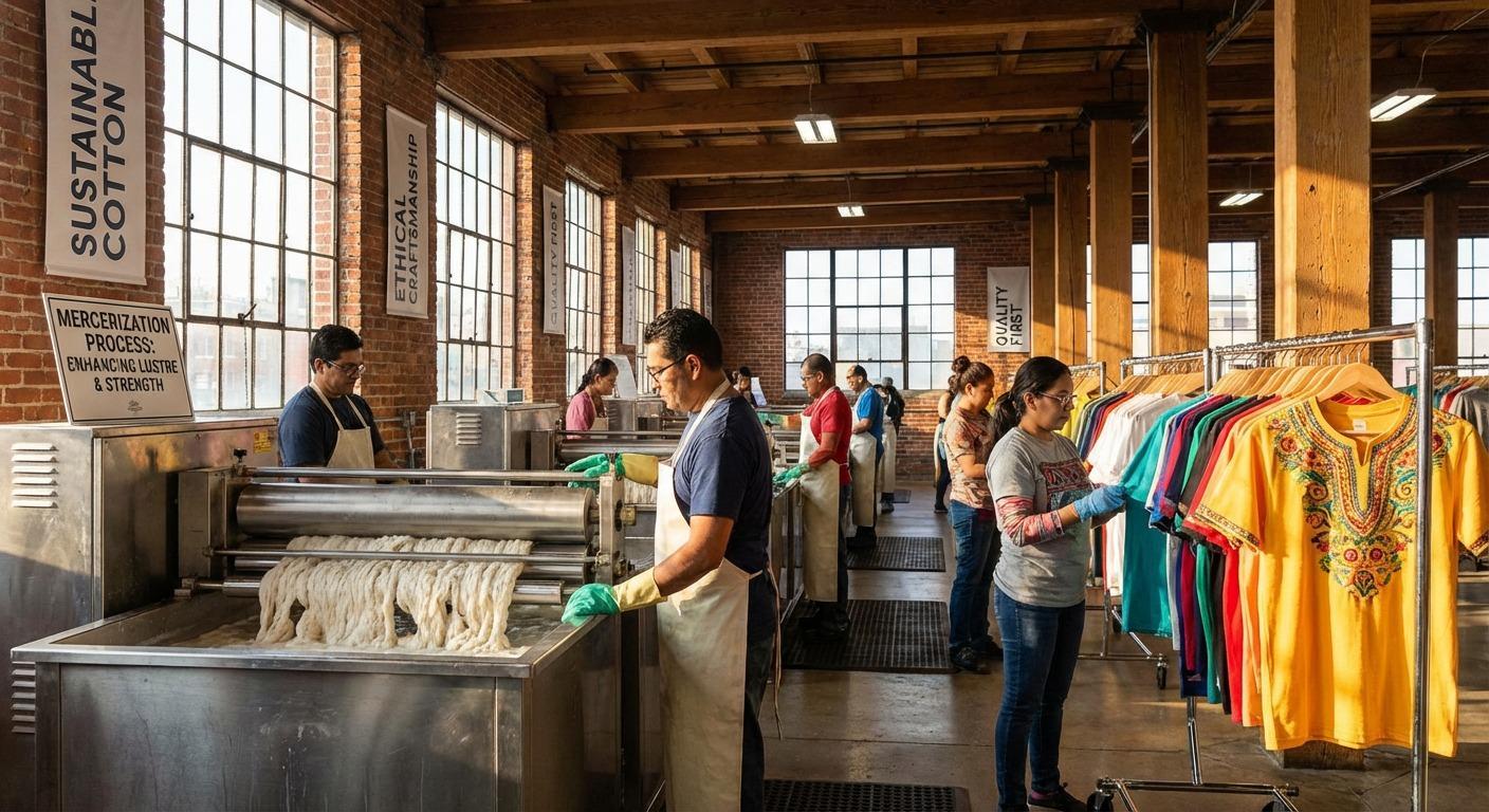 Discover Leading Mercerized Cotton T Shirt Manufacturer